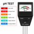 3-in-1 Soil Care Tester Kit for Soil Moisture pH Acidity and Fertility  - 2 Pack Plant Sensor Meters with Simple Color Dials, Battery-Free Plug and Play