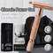 Rose Gold Classic Double Edge Safety Razor Set - Vintage Metal Manual Shaving Razor with Stainless Steel Holder & 5 Replacement Blades