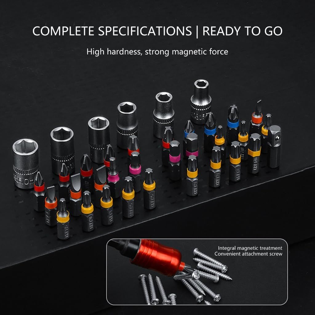 38-Piece Precision Screwdriver & Ratchet Wrench Set, CR-V Steel Storage Case