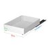 71CM White Extended Pull Out Cabinet Organizer (Large Tray 40 x 27 x 9cm) - Slide Out Drawer Shelves & Base Cabinet Storage Trays for Kitchen Spices, Bowls, and Cookware