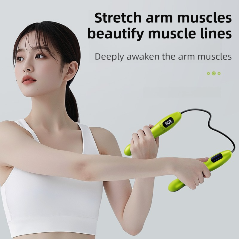 Rechargeable EMS Pulse Beauty Device for Arms - 7 Modes & 15 Intensity Levels, Digital Display Hands Muscle Massager for Fitness and Relaxation