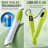 Rechargeable EMS Pulse Beauty Device for Arms - 7 Modes & 15 Intensity Levels, Digital Display Hands Muscle Massager for Fitness and Relaxation