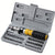 41-Piece Ratchet Screwdriver and Socket Set - Steel Multi-Bit Hand Tool Kit with Magnetic Driver, Rubber Bit Holder and Portable Storage Case for Home and Car