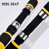 Black Yellow Complete Telescopic Fishing Rod and Reel Kit for Beginners - 1.5M Portable 4 Section Spinning Rod with KF200 Reel, 45M Pre-Spooled Line, Lures and Tackle Accessories