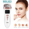 3-in-1 White Mini HIFU Ultrasonic RF Beauty Device and EMS Facial Massager - 3 Modes & 5 Intensity Levels, 10 Minute Timer & Digital Display for Home Facial Firming