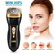 3-in-1 Black Mini HIFU Ultrasonic RF Beauty Device and EMS Facial Massager - 3 Modes & 5 Intensity Levels, 10 Minute Timer & Digital Display for Home Facial Firming