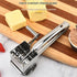 Stainless Steel Hand Crank Cheese Grater（Flat-blade planer+3-4 hole planer+5-6 hole planer+7-8 hole planer+9-10 hole planer） - Rotary Drum Shredder for Cheese, Chocolate and Butter - Ergonomic Handle Kitchen Gadget for Home Cooking and Baking