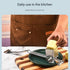 Stainless Steel Hand Crank Cheese Grater（Flat-blade planer+3-4 hole planer+5-6 hole planer+7-8 hole planer+9-10 hole planer） - Rotary Drum Shredder for Cheese, Chocolate and Butter - Ergonomic Handle Kitchen Gadget for Home Cooking and Baking