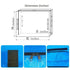 208*200*38cm Blue Heavy Duty PE Mattress Bag for Moving and Storage - Waterproof Mattress Cover with Reinforced Handles and Double Zipper, Dustproof Protection for Relocation