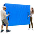 208*200*38cm Blue Heavy Duty PE Mattress Bag for Moving and Storage - Waterproof Mattress Cover with Reinforced Handles and Double Zipper, Dustproof Protection for Relocation