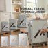 10 Piece  Travel Vacuum Compression Bags with Electric Pump - Small 40x54cm*4, Medium 47x64cm*4, Large 54x74cm*2, Space Saving Luggage Organizer for Home and Travel