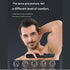 3-in-1 Electric Body Groomer for Men - IPX5 Waterproof, USB-C Rechargeable, Adjustable 3-12mm Comb, Skin-Safe Rounded Blade, Travel Lock, Wet Dry Use