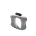 1 Pack Portable Fascia Ring Massager with Heat - 9 Speed Vibration, 40C Warmth, 2000mAh Battery, ABS Body, for Waist Abdomen Shoulder Neck Relaxation