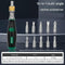 10-in-1 Multi-Function Ratchet Screwdriver Set - Adjustable Angle Head, 3-Position Ratchet, Carbon Steel Bits, Built-In Storage, for Home Repair DIY Electronics