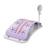 Purple Adjustable Lumbar Stretcher with Airbag - PP TPR Magnetic Surface, 53-120mm Height Range, Back Support for Home Yoga Relief