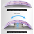 Purple Adjustable Lumbar Stretcher with Airbag - PP TPR Magnetic Surface, 53-120mm Height Range, Back Support for Home Yoga Relief
