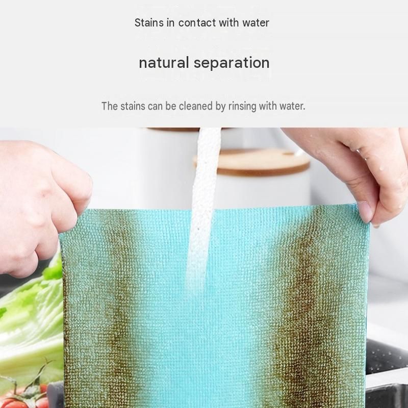 Green Disposable Microfiber Cleaning Cloths-Buy two get one free, so you'll receive three items in total - 20 Pack 20x20cm Polyester Kitchen Wipes, Lint-Free, Reusable, Wet & Dry Use, Easy Rinse Design