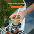 Black Aluminium Alloy Bicycle Cup Holder - Adjustable Handlebar Mount for Coffee Bottles, Universal Drink Rack for E-Bikes Motorcycles Road Bikes