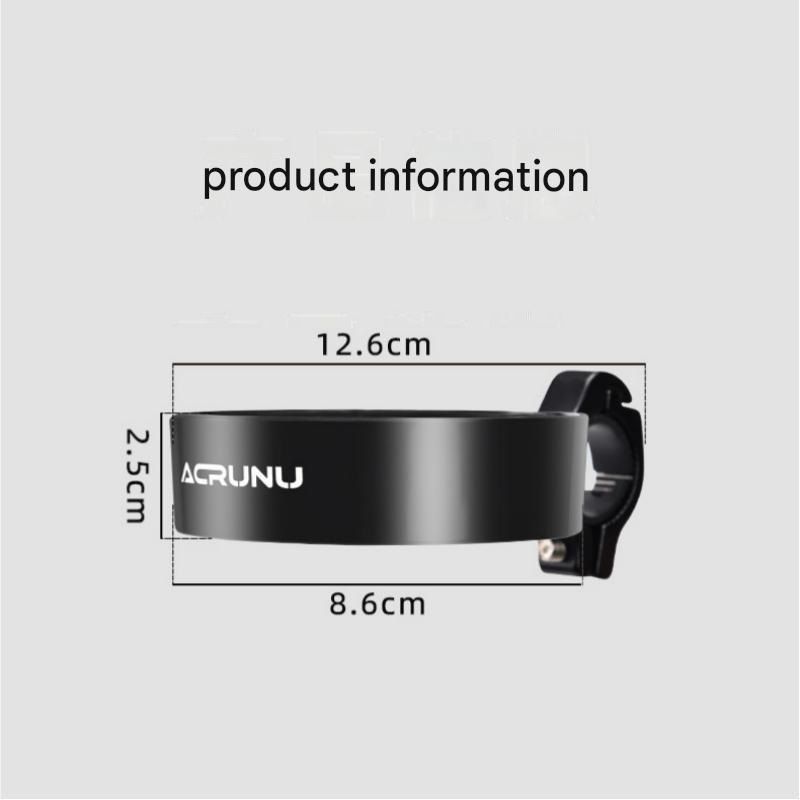 Black Aluminium Alloy Bicycle Cup Holder - Adjustable Handlebar Mount for Coffee Bottles, Universal Drink Rack for E-Bikes Motorcycles Road Bikes