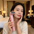 Pink EMS Eye Massager with Heat and Light Therapy - 360 Rotating Head, Multi-Color LED, Vibration Facial Device, USB Rechargeable Skincare Tool for Dark Circles and Puffy Eyes