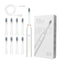 Sonic Electric Toothbrush  White 8-Brush-Head Set - 6 Cleaning Modes, USB Rechargeable, DuPont Soft Bristles, Travel Friendly Oral Care Set