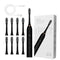 Sonic Electric Toothbrush Black 8-Brush-Head Set - 6 Cleaning Modes, USB Rechargeable, DuPont Soft Bristles, Travel Friendly Oral Care Set