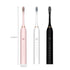 Sonic Electric Toothbrush Black 8-Brush-Head Set - 6 Cleaning Modes, USB Rechargeable, DuPont Soft Bristles, Travel Friendly Oral Care Set