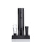 Six-piece set Electric Wine Opener（Includes base, pourer, and stopper） - Rechargeable Automatic Corkscrew , USB-C Fast Opening Bottle Opener for Red Wine, Ergonomic ABS Stainless Steel Design, Home Bar & Party Essential