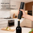 Six-piece set Electric Wine Opener（Includes base, pourer, and stopper） - Rechargeable Automatic Corkscrew , USB-C Fast Opening Bottle Opener for Red Wine, Ergonomic ABS Stainless Steel Design, Home Bar & Party Essential