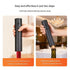 Six-piece set Electric Wine Opener（Includes base, pourer, and stopper） - Rechargeable Automatic Corkscrew , USB-C Fast Opening Bottle Opener for Red Wine, Ergonomic ABS Stainless Steel Design, Home Bar & Party Essential