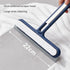 2-pack White 4-in-1 Window Squeegee and Scrubber - 22cm Wide Blade, Built-in Gap Brush, Streak-Free Glass Cleaner for Bathroom Mirrors, Shower Screens