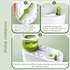 Green Automatic Water-Colour Paintbrush Cleaner Set - Green 2-in-1 Station with Self-Cleaning Water Dispenser - Includes 8 Brushes & Flower Palette - Mess-Free Art Accessory