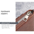 Yellow Brown Retro Leather 2-in-1 Men's Wallet & Phone  storage pouch - Multi-Card Zipper Clutch with Front Pocket - Vintage Business Pocket for Phone & Cards
