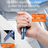 3-piece Black 2-in-1 Car Window Breaker & Seatbelt Cutter - Tungsten Steel Emergency Escape Tool with Test Glass, Portable Auto Safety Hammer