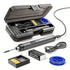 Grey Portable Cordless Soldering Iron Kit 5V 8W USB Rechargeable - 3 Temperature Settings, Fast Heating Mini Soldering Tool for Circuit Boards, Electronics Repair, Wiring and DIY Projects