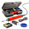 Red Portable Cordless Soldering Iron Kit 5V 8W USB Rechargeable - 3 Temperature Settings, Fast Heating Mini Soldering Tool for Circuit Boards, Electronics Repair, Wiring and DIY Projects