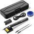 Black Portable Cordless Soldering Iron Kit with 3 Soldering Tips 5V 8W - 3 Temperature Settings, Fast Heating Mini Tool for Circuit Board Repair, Electronics Soldering, Wiring and DIY Use