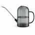 2L Gray Long Spout Watering Can with Shower Head - Clear Plastic Indoor Plant Waterer for Succulents, Balcony Garden, Precise Watering Tool