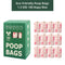 White Thickened Dog Poop Bags 360 Pack - 24 Rolls, 15 Bags per Roll, 22 x 30cm Leak-Resistant Easy-Tear Pet Waste Bags for Dog Walking, Travel and Daily Clean-Up
