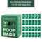 Green Thickened Dog Poop Bags 360 Pack - 24 Rolls, 15 Bags per Roll, 22 x 30cm Leak-Resistant Easy-Tear Pet Waste Bags for Dog Walking, Travel and Daily Clean-Up