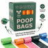 Green Thickened Dog Poop Bags 360 Pack - 24 Rolls, 15 Bags per Roll, 22 x 30cm Leak-Resistant Easy-Tear Pet Waste Bags for Dog Walking, Travel and Daily Clean-Up
