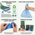 Green Thickened Dog Poop Bags 360 Pack - 24 Rolls, 15 Bags per Roll, 22 x 30cm Leak-Resistant Easy-Tear Pet Waste Bags for Dog Walking, Travel and Daily Clean-Up