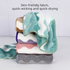 Pink 5-Pack Wave Pattern Towels, 35x75cm, Soft Absorbent, Hanging Loop