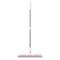 Purple 2 in 1 Floor Squeegee Broom - 102cm Long Handle 32cm Double Sided Cleaning Head with 180 Degree Rotation for Water, Hair, Floors, Windows and Bathrooms