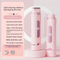 Pink 2-in-1 Electric Hair Trimmer and Shaver with Digital LED Display - Dual Head Grooming Kit with Type-C Charging for Body, Bikini Line and Precision Trimming