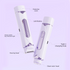 Pink 2-in-1 Electric Hair Trimmer and Shaver with Digital LED Display - Dual Head Grooming Kit with Type-C Charging for Body, Bikini Line and Precision Trimming