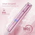 Purple Women's 2-in-1 Waterproof Electric Shaver and Trimmer - Rechargeable Bikini Body Hair Remover with Ceramic Blades, LCD Display and 180 Min Runtime for Bikini Line, Legs and Body
