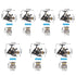 3000 Size Spinning Fishing Reel - Metal Front Drag Reel with Foldable Left or Right Handle and Large Grip Knob for Estuary and Shore Fishing