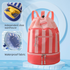 Pink Swim Backpack with Separate Shoe Compartment - 39 x 29 cm Drawstring Sports Bag with Front Zip Pocket and Adjustable Shoulder Straps for Beach, Pool, Gym and Travel