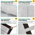 Reflective Aluminium Foil Shade Cloth (2 X4M)- Breathable HDPE Outdoor Sun Shade Net with Reinforced Eyelets and Edges for Patio, Pergola, Greenhouse, Balcony and Carport